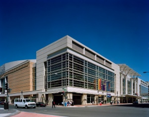Major private and public investments in the 1990s and 2000s, anchored by the construction of the MCI Center (now the Verizon Center), led to the redevelopment of Chinatown.  This investment has placed greater pressure on the Federal City Shelter on 2nd Street NW as developers now eye the property to the east. The image, courtesy of the Library of Congress, is in the public domain.